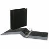 Universal Slant D-Ring View Binder, 3 Rings, 2" Capacity, 11 x 8.5, Black, 6/Carton 1