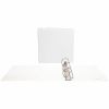 Universal Slant D-Ring View Binder, 3 Rings, 3" Capacity, 11 x 8.5, White 3