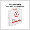 Universal Slant D-Ring View Binder, 3 Rings, 3" Capacity, 11 x 8.5, White 6
