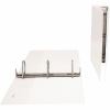 Universal Slant D-Ring View Binder, 3 Rings, 3" Capacity, 11 x 8.5, White 10