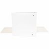 Universal Slant D-Ring View Binder, 3 Rings, 3" Capacity, 11 x 8.5, White 11