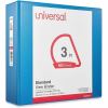 Universal Slant D-Ring View Binder, 3 Rings, 3" Capacity, 11 x 8.5, Light Blue 2