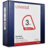 Universal Slant D-Ring View Binder, 3 Rings, 3" Capacity, 11 x 8.5, Navy Blue 2