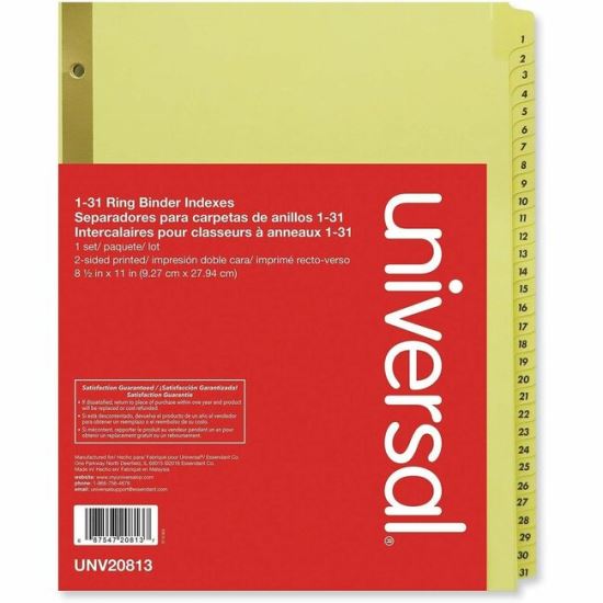 Universal Index Divider 1
