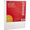 Universal Deluxe Write-On/Erasable Tab Index, 5-Tab, 11 x 8.5, White, White Tabs, 1 Set 1