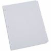 Universal Deluxe Write-On/Erasable Tab Index, 8-Tab, 11 x 8.5, White, White Tabs, 1 Set 1