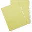 Universal Insertable Tab Index, 5-Tab, 11 x 8.5, Buff, Clear Tabs, 24 Sets 1