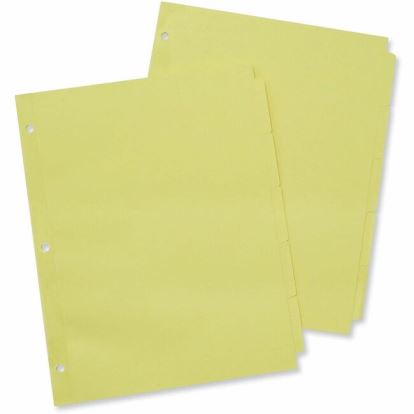 Universal Self-Tab Index Dividers, 5-Tab, 11 x 8.5, Buff, 36 Sets 1