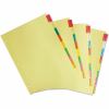 Universal Insertable Tab Index, 8-Tab, 11 x 8.5, Buff, Assorted Tabs, 24 Sets 2