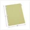 Universal Insertable Tab Index, 8-Tab, 11 x 8.5, Buff, Clear Tabs, 24 Sets 2