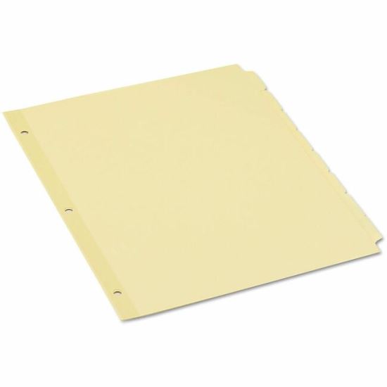 Universal Self-Tab Index Dividers, 8-Tab, 11 x 8.5, Buff, 24 Sets 1