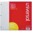 Universal Filler Paper, 3-Hole, 8.5 x 11, Medium/College Rule, 100/Pack 1