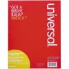 Universal Filler Paper, 3-Hole, 8.5 x 11, Medium/College Rule, 100/Pack 2