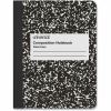 Universal Composition Book, Wide/Legal Rule, Black Marble Cover, (100) 9.75 x 7.5 Sheets 1