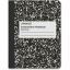 Universal Composition Book, Wide/Legal Rule, Black Marble Cover, (100) 9.75 x 7.5 Sheets 1