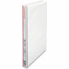 Universal Economy Round Ring View Binder, 3 Rings, 0.5" Capacity, 11 x 8.5, White 4