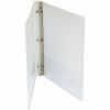 Universal Economy Round Ring View Binder, 3 Rings, 0.5" Capacity, 11 x 8.5, White 7