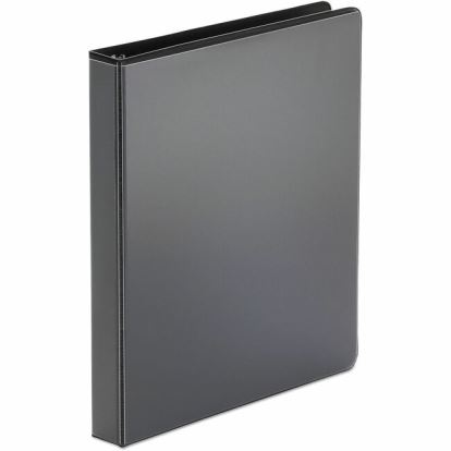 Universal Economy Round Ring View Binder, 3 Rings, 1" Capacity, 11 x 8.5, Black 1