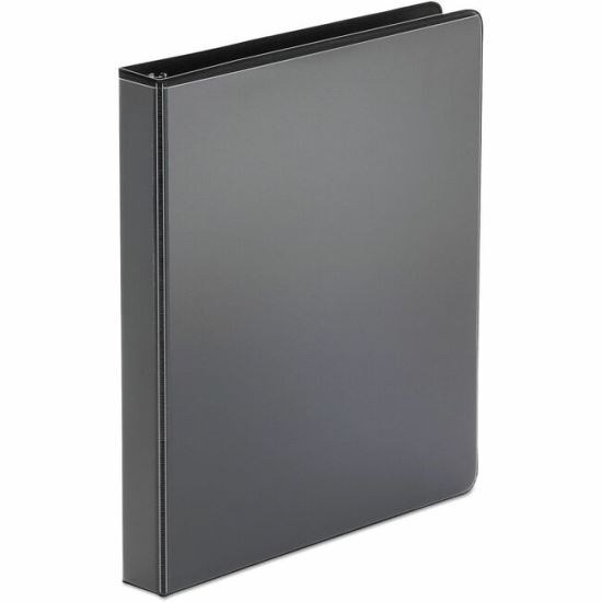 Universal Economy Round Ring View Binder, 3 Rings, 1" Capacity, 11 x 8.5, Black 1