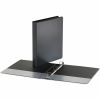 Universal Economy Round Ring View Binder, 3 Rings, 1" Capacity, 11 x 8.5, Black 2