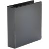 Universal Economy Round Ring View Binder, 3 Rings, 2" Capacity, 11 x 8.5, Black 1
