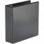 Universal Economy Round Ring View Binder, 3 Rings, 3" Capacity, 11 x 8.5, Black 1