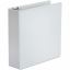 Universal Economy Round Ring View Binder, 3 Rings, 3" Capacity, 11 x 8.5, White 1