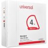 Universal Slant D-Ring View Binder, 3 Rings, 4" Capacity, 11 x 8.5, White 2