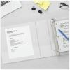 Universal Slant D-Ring View Binder, 3 Rings, 4" Capacity, 11 x 8.5, White 3