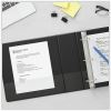 Universal Slant D-Ring View Binder, 3 Rings, 4" Capacity, 11 x 8.5, Black 3
