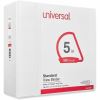 Universal Slant D-Ring View Binder, 3 Rings, 5" Capacity, 11 x 8.5, White 2