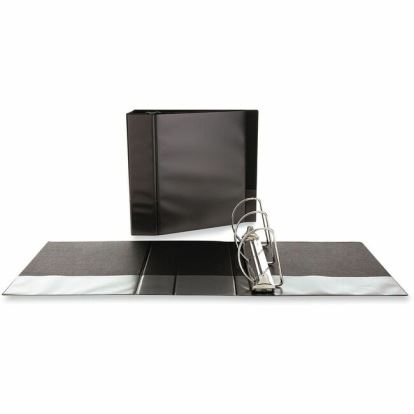 Universal Slant D-Ring View Binder, 3 Rings, 5" Capacity, 11 x 8.5, Black 1