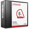 Universal Slant D-Ring View Binder, 3 Rings, 5" Capacity, 11 x 8.5, Black 2