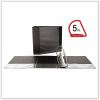 Universal Slant D-Ring View Binder, 3 Rings, 5" Capacity, 11 x 8.5, Black 4
