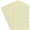 Universal Glue Top Pads, Wide/Legal Rule, 50 Canary-Yellow 8.5 x 11 Sheets, Dozen 1