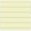 Universal Glue Top Pads, Wide/Legal Rule, 50 Canary-Yellow 8.5 x 11 Sheets, Dozen 7