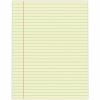 Universal Glue Top Pads, Wide/Legal Rule, 50 Canary-Yellow 8.5 x 11 Sheets, Dozen 9