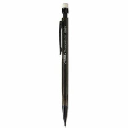 Universal Mechanical Pencil, 0.7 mm, HB (#2), Black Lead, Smoke/Black Barrel, Dozen 1