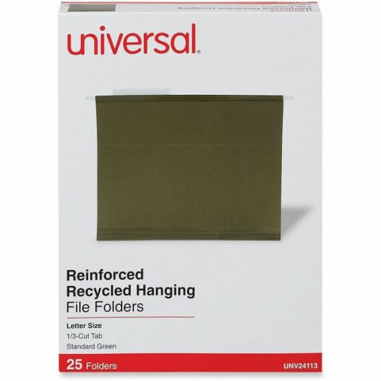 Universal 1/3 Tab Cut Letter Hanging Folder 1