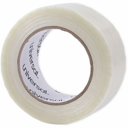 Universal 120# Utility Grade Filament Tape, 3" Core, 48 mm x 54.8 m, Clear 1