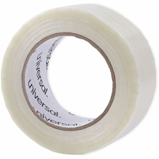 Universal 120# Utility Grade Filament Tape, 3" Core, 48 mm x 54.8 m, Clear 1