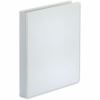 Universal Deluxe Easy-to-Open D-Ring View Binder, 3 Rings, 1" Capacity, 11 x 8.5, White 1