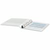 Universal Deluxe Easy-to-Open D-Ring View Binder, 3 Rings, 1" Capacity, 11 x 8.5, White 2