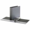 Universal Deluxe Easy-to-Open D-Ring View Binder, 3 Rings, 2" Capacity, 11 x 8.5, Black 3