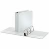 Universal Deluxe Easy-to-Open D-Ring View Binder, 3 Rings, 3" Capacity, 11 x 8.5, White 2