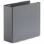 Universal Deluxe Easy-to-Open D-Ring View Binder, 3 Rings, 4" Capacity, 11 x 8.5, Black 1