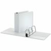 Universal Deluxe Easy-to-Open D-Ring View Binder, 3 Rings, 4" Capacity, 11 x 8.5, White 2