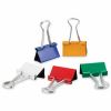 Universal Binder Clips with Storage Tub, Medium, Assorted Colors, 24/Pack 1