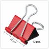 Universal Binder Clips with Storage Tub, Medium, Assorted Colors, 24/Pack 5