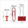 Universal Binder Clip/Paper Clip/Push Pin Set 3